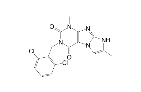 1H-imidazo[2,1-f]purine-2,4(3H,8H)-dione, 3-[(2,6-dichlorophenyl)methyl]-1,7-dimethyl-