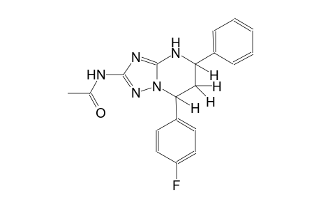 N-[7-(4-fluorophenyl)-5-phenyl-4,5,6,7-tetrahydro[1,2,4]triazolo[1,5-a]pyrimidin-2-yl]acetamide