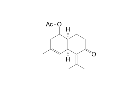 2-.alpha.-Acetoxyamorpha-4,7(11)-dien-8-one