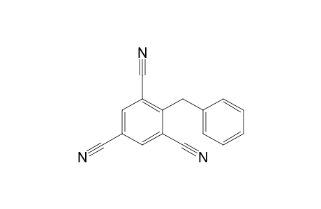 1-Benzyl-2,4,6-tricyano-benzene