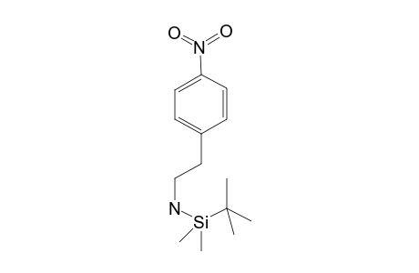 4-Nitrophenethylamine, N-tert-butyldimethylsilyl-