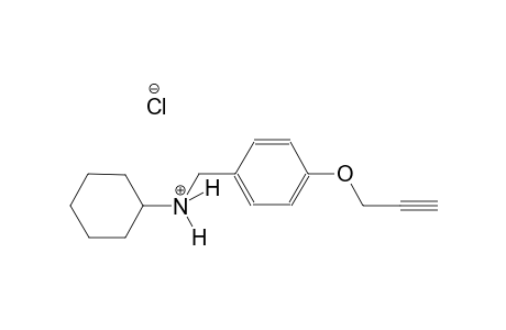 N-[4-(2-propynyloxy)benzyl]cyclohexanaminium chloride