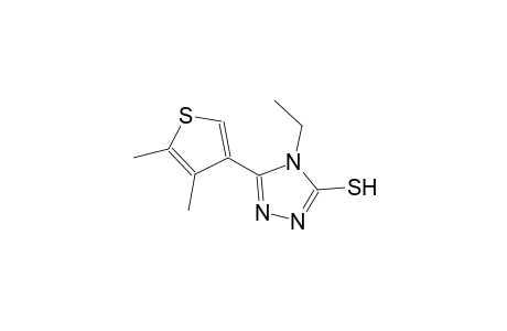 5-(4,5-dimethyl-3-thienyl)-4-ethyl-4H-1,2,4-triazol-3-yl hydrosulfide