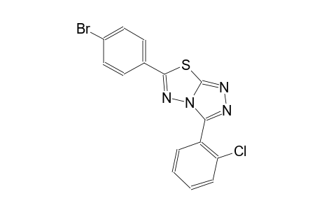 6-(4-bromophenyl)-3-(2-chlorophenyl)[1,2,4]triazolo[3,4-b][1,3,4]thiadiazole