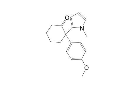 2-(4-Methoxyphenyl)-2-(1-methyl-1H-pyrrol-2-yl)cyclohexanone