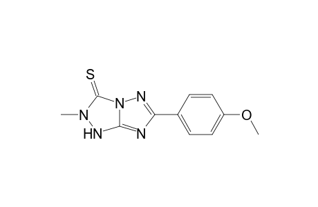 3H-1,2,4-Triazolo[4,3-b][1,2,4]triazole-3-thione, 1,2-dihydro-6-(4-methoxyphenyl)-2-methyl-