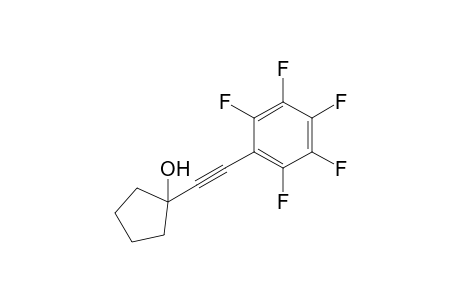 1-[2-(2,3,4,5,6-pentafluorophenyl)ethynyl]-1-cyclopentanol