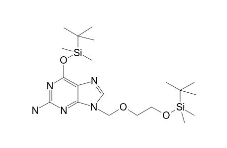 o,o'-bis(Tert-butyldimethylsilyl) 2-amino-9-(2-hydroxyethoxymethyl)-purin-6-ol ether