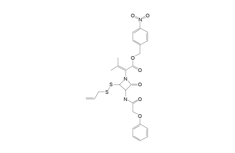 PARA-NITROBENZYL-(2R,3R)-2-ALLYLDITHIO-ALPHA-ISOPROPYLIDENE-4-OXO-3-PHENOXYACETYL-AMINOAZETIDINE-1-ACETATE