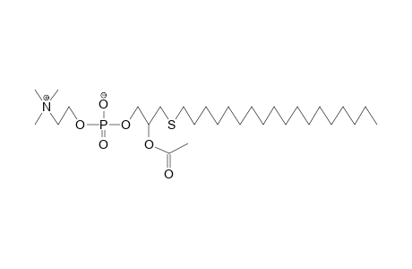 D,L-3-OCTADECYLTHIO-2-ACETOXYPROPYL PHOSPHORYLCHOLINE