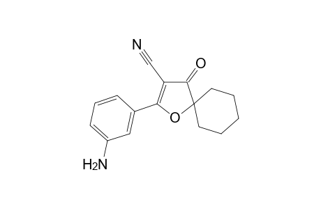 2-(3-Aminophenyl)-4-oxo-1-oxaspiro[4.5]dec-2-ene-3-carbonitrile