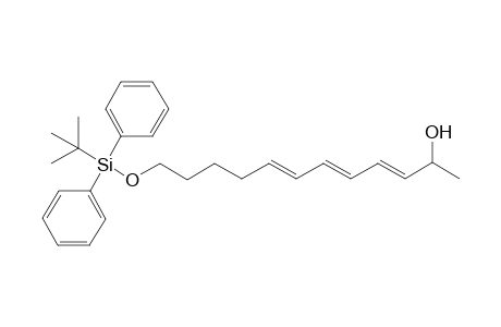 (3E,5E,7E)-12-(tert-Butyldiphenylsilanyloxy)dodeca-3,5,7-trien-2-ol