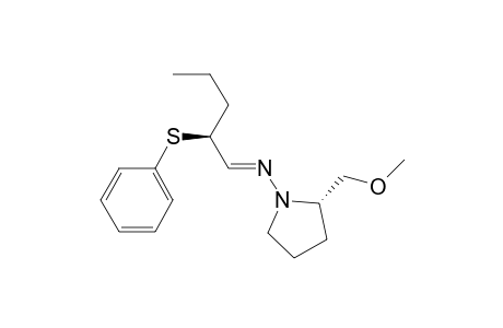 (S,S)-(-)-2-Methoxymethyl-1-(2-phenylthio-1-pentylidenamino)pyrrolidine