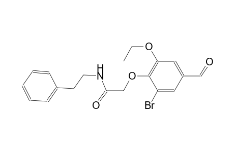 2-(2-bromo-6-ethoxy-4-formylphenoxy)-N-(2-phenylethyl)acetamide