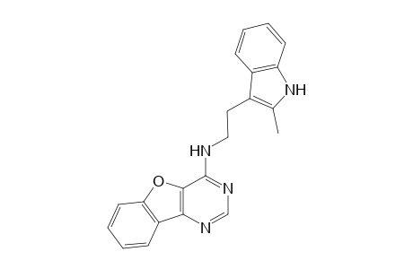 Benzofuro[3,2-d]pyrimidin-4-amine, N-[2-(2-methyl-1H-indol-3-yl)ethyl]-