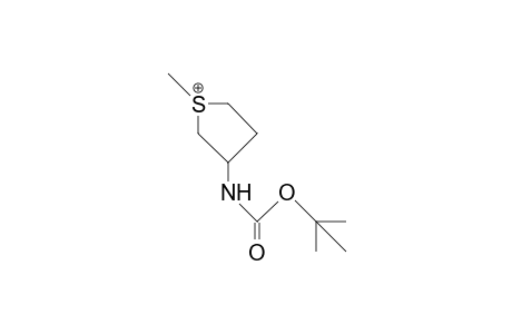 3(R)-T-Butoxycarbonylamino-1(S)-methyl-tetrahydro-thiophenium cation