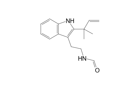 N-{2-[2-(2-Methylbut-3-en-2-yl)-1H-indol-3-yl]ethyl}formamide