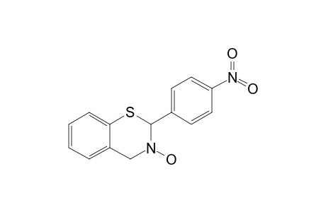 3,4-DIHYDRO-3-HYDROXY-2-(4-NITROPHENYL)-2H-1,3-BENZOTHIAZINE
