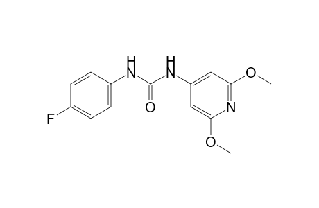1-(2,6-dimethoxy-4-pyridyl)-3-(p-fluorophenyl)urea