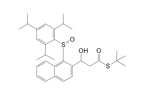 tert-Butyl 3-Hydroxy-3-[1-[(2,4,6-triisopropylphenyl)sulfinyl]-2-naphthyl]thiopropanoate