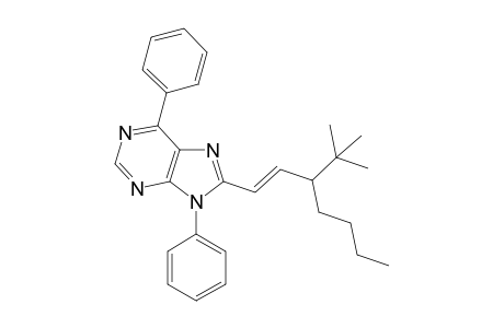 (E)-8-[3-(tert-Butyl)hept-1-en-1-yl]-6,9-diphenyl-9H-purine