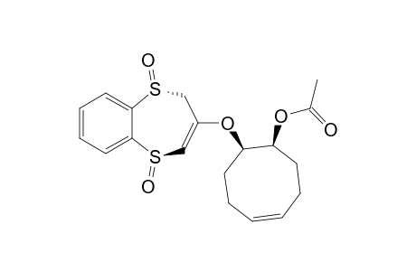 (1R,5R)-3-[[(1R,2S)-2-(Acetoxy)-5-cycloocten-1-yl]oxy]-4H-1,5-benzodithiepine 1,5-dioxide