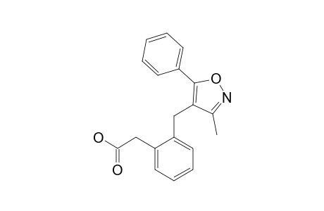 2-(2-[3-METHYL-5-PHENYLISOXAZOL-4-YL-METHYL]-PHENYL)-ACETIC-ACID