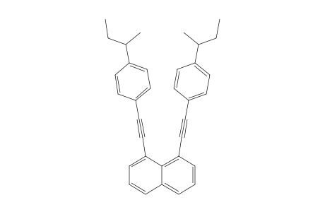 1,8-bis[4'-(sec-Butyl)phenylethynyl]-naphthalene