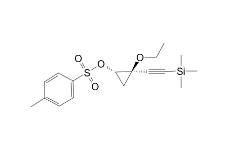 (S,R)-2-Ethoxy-1-p-toluenesulfonyloxy-2-(2'-trimethylsilylethynyl)cyclopropane