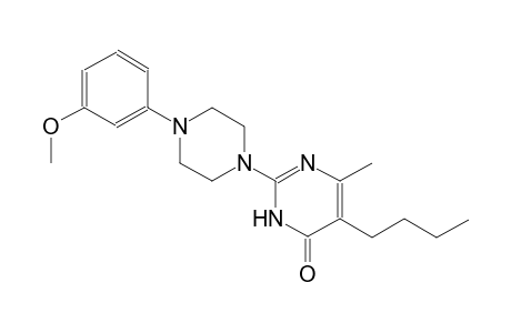 5-butyl-2-[4-(3-methoxyphenyl)-1-piperazinyl]-6-methyl-4(3H)-pyrimidinone