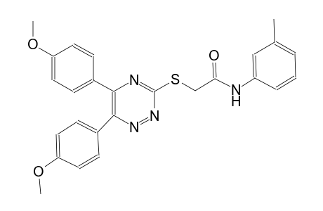acetamide, 2-[[5,6-bis(4-methoxyphenyl)-1,2,4-triazin-3-yl]thio]-N-(3-methylphenyl)-
