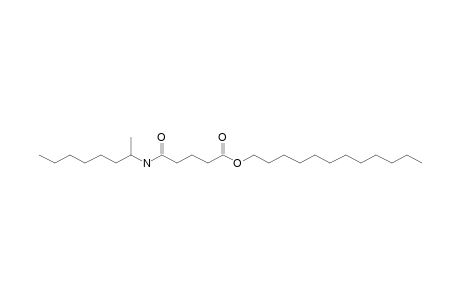 Glutaric acid, monoamide, N-(2-octyl)-, dodecyl ester