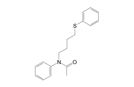 N-Phenyl-N-(4-phenylsulfanylbutyl)acetamide