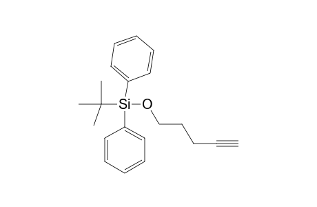 tert-butyl-pent-4-ynoxy-di(phenyl)silane