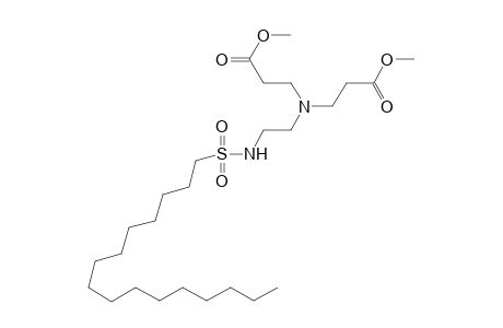 Dimethyl 3,3'-({2-[(hexadecylsulfonyl)amino]ethyl}imino)dipropanoate