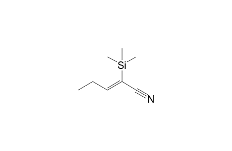 (Z)-2-Trimethylsilyl-2-pentenenitrile
