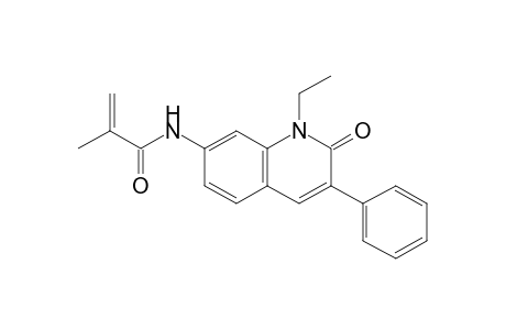 N-(1,2-dihydro-1-ethyl-2-oxo-3-phenyl-7-quinolyl)-2-methylacrylamide