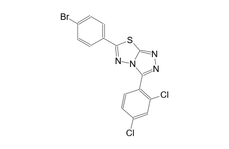 6-(4-bromophenyl)-3-(2,4-dichlorophenyl)[1,2,4]triazolo[3,4-b][1,3,4]thiadiazole