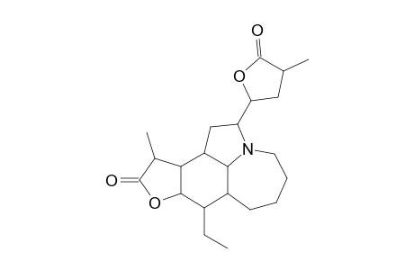 8-Ethyl-dodecahydro-11-methyl-2-(tetrahydro-4-methyl-5-oxofuran-2-yl)-azepino[3,2,1-h,i]furo[3,2-e]indol-10(2H)-one