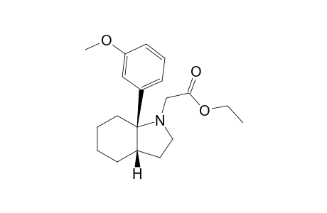 [(3aS,7aS)-7a-(3-Methoxy-phenyl)-octahydro-indol-1-yl]-acetic acid ethyl ester