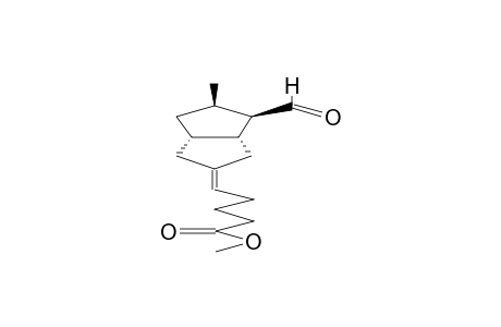 7-(4-METHOXYCARBONYL-1-BUTYLIDENE)-3BETA-METHYL-2BETA-FORMYLBICYCLO[3.3.0]OCTANE (E/Z MIXTURE)