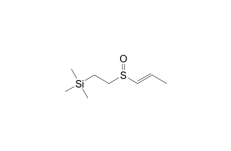 Trimethyl-[2-[(E)-prop-1-enyl]sulfinylethyl]silane