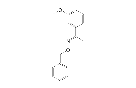 (E)-1-(3-Methoxyphenyl)ethanone O-benzyl oxime