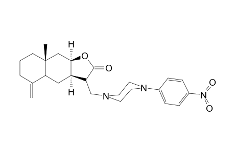 (3aR,8aR,9aR)-8a-methyl-5-methylene-3-[[4-(4-nitrophenyl)-1-piperazinyl]methyl]-3a,4,4a,6,7,8,9,9a-octahydro-3H-benzo[f]benzofuran-2-one