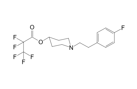 1-[2-(4-Fluorophenyl)ethyl]piperidin-4-yl-pentafluoro-propanoate
