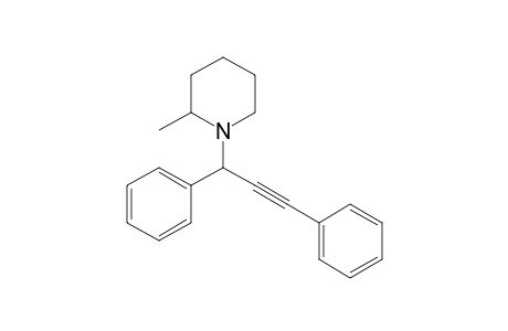 1-(1,3-Diphenylprop-2-yn-1-yl)-2-methylpiperidine