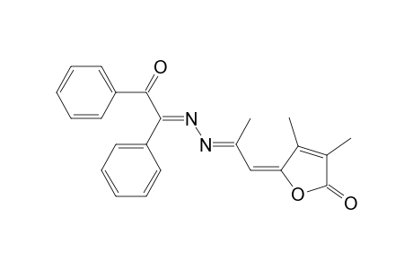 Ethanedione, diphenyl-, mono[[2-(3,4-dimethyl-5-oxo-2(5H)-furanylidene)-1-methylethylidene]hydrazone]