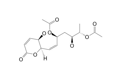 6S-[3S,6S-(DIACETOXY)-5R-HYDROXY-1Z-HEPTENYL]-5S-HYDROXY-5,6-DIHYDRO-2H-PYRAN-2-ONE;PECTINOLIDE-D