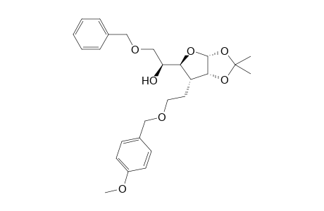 6-O-Benzyl-3-deoxy-1,2-O-isopropylidene-3-C-[2-(4-methoxybenzyloxy)ethyl]-.beta.-L-talofuranose
