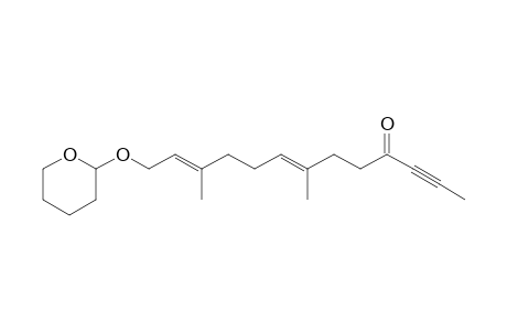 (E,E)-7,11-Dimethyl-13-{[(RS)-tetrahydro-2H-pyran-2-yl]oxy}trideca-7,11-dien-2-yn-4-one
